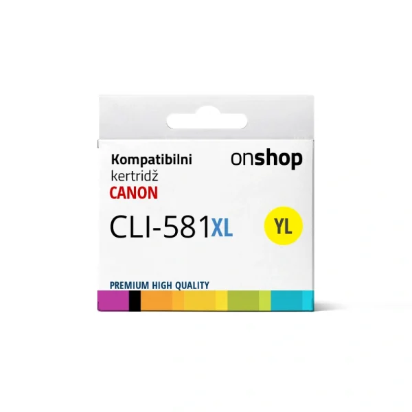 Canon kertridz CLI-581XL YL Canon PIXMA TR7550 Canon PIXMA TS6150 Canon PIXMA TS6351 Canon PIXMA TS8150 OnShop prodavnica tonera i kertridza