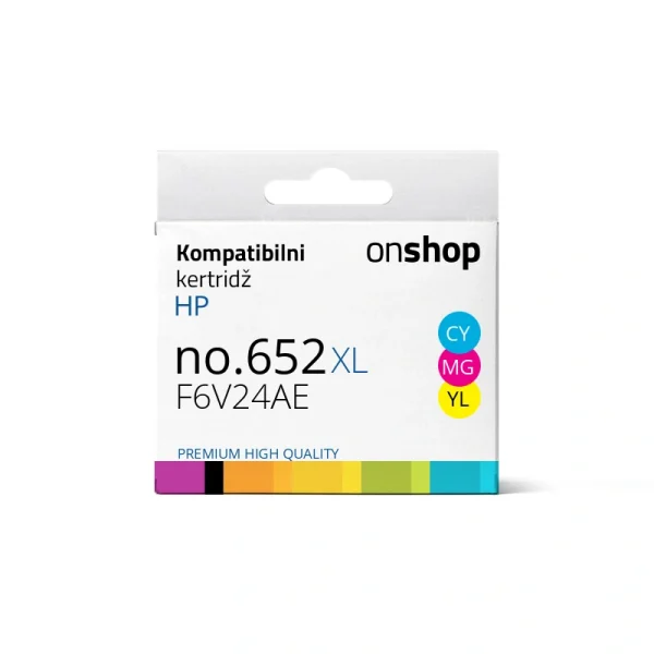 Zamenski kertridz HP 652XL color HP F6V24AE 3c HP 652XL u boji Zamenski kertridz HP 652XL color HP F6V24AE 3c HP 652XL u boji
