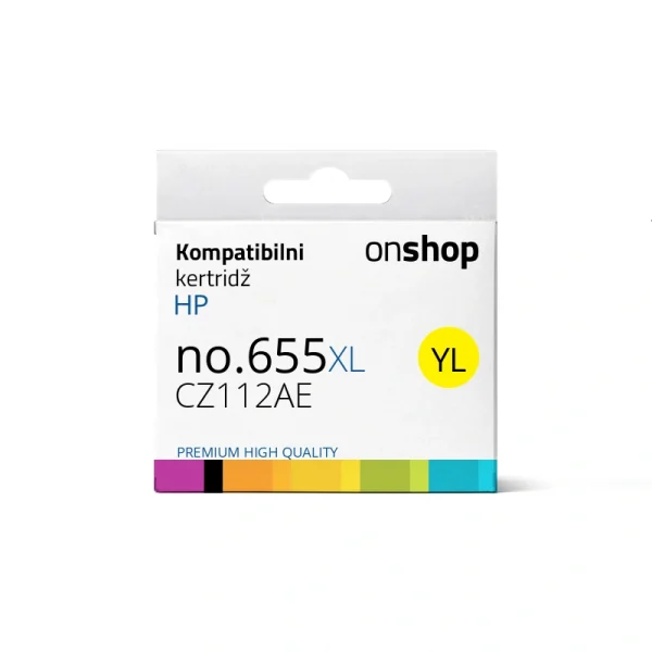 Zamenski kertridz HP 655XL yellow HP CZ112AE YL HP 655XL zuta boja