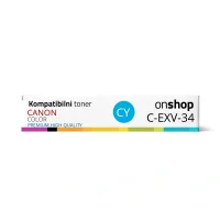 Zamenski toner Canon C-EXV-34 CY Canon IR ADV C2020 IR ADV C2025 IR ADV C2030 IR ADV C2020L IR ADV C2020i IR ADV C2025i IR ADV C2030L canon exv 34 CYAN