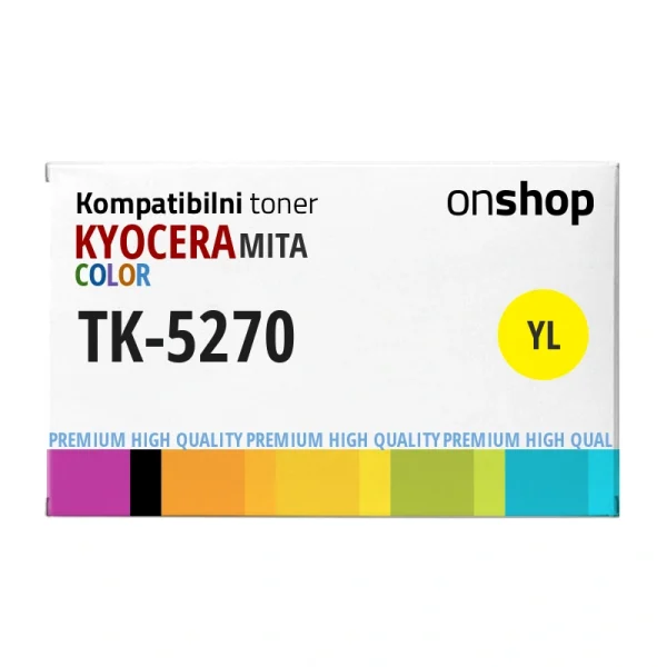tk5270 yellow toner kyocera mita toner tk-5270 yl toner Kyocera ECOSYS P6230 Kyocera ECOSYS P6230cdn Kyocera ECOSYS M6230cidn