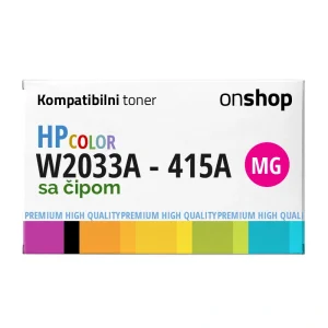 w2033a toner hp 415a magenta toner HP Color LaserJet Pro M454 m454dn m454dw toner HP LaserJet Pro MFP M479 m479dw m479fdn mg