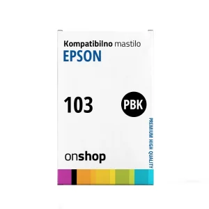 Epson 103 PBK mastilo Epson EcoTank L1110 Epson EcoTank L3110 Epson EcoTank L3150 Epson EcoTank L3156 Epson EcoTank L3160 OnShop prodavnica tonera i kertridza
