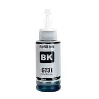 Epson T6731 BK EcoTank L800 EcoTank L805 EcoTank L810 EcoTank L850 EcoTank L1800 T6731 BK crno zamensko mastilo – za Epson EcoTank L800, L805, L810, L850