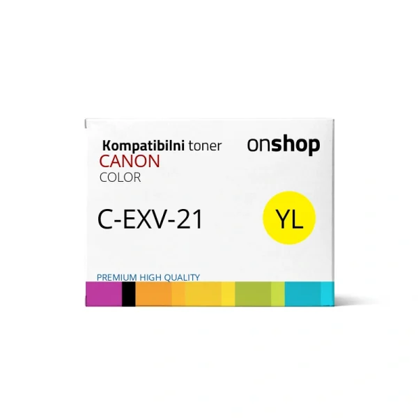 Zamenski toner Canon C-EXV-21 YL Canon IRC-2880 IRC-3380 IRC-3880 EXV21 Canon C EXV 21 BK exv21 yellow
