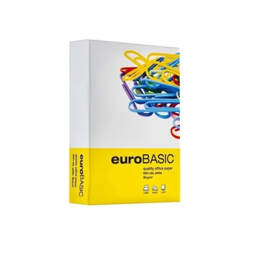 Fotokopir papir EuroBasic A4 80g, papir za štampače, kancelarijski materijal, papir za kancelariju, onshop prodavnica, papir fotokopir a4