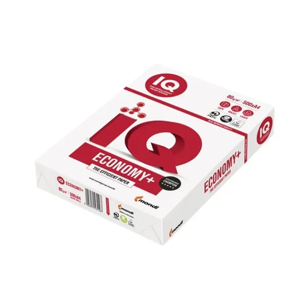 Fotokopir papir IQ Economy+ A4 80g Mondi RIS, papir za štampače, papir za kancelariju, onshop prodavnica tonera, papir za stampanje, A4 papir, kancelarijski materijal papiri IQ Economy+ A4 papir 80g/m²