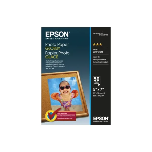 Epson foto papir 13cm x 18cm 50 listova sjajni papir glossy photo paper S042545