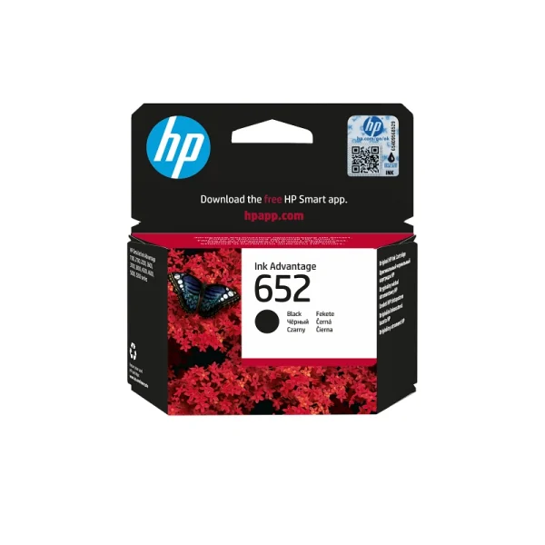 HP 652 BK OEM