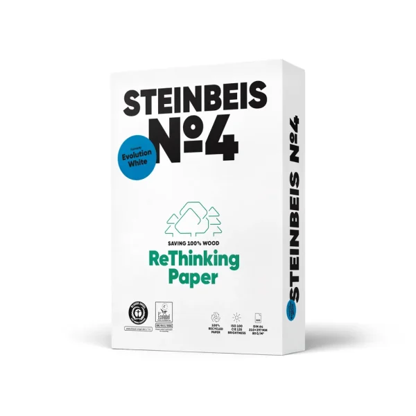 Steinbeis 4 ekološki papir A4, reciklirani papir a4, ekološki papir a4