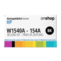 W1540A prah za dopunu hp reload kit 154a HP LaserJet Tank 1502w HP LaserJet Tank 2502 HP LaserJet Tank MFP 2604 HP W1540A
